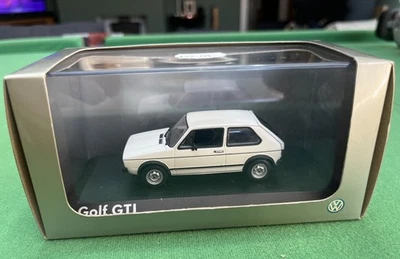 NOREV VW GOLF GTI MK1 WHITE 1:43 - Dealership Model 173 099 300 B9A — 第 1/4 张图片