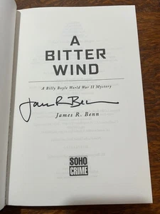 A Bitter Wind by James R. Benn Signed 1st Brand New Hardcover 2025 Billy Boyle - Picture 1 of 5