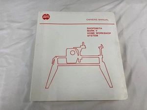 Shopsmith Owner’s Manual – Clean / Great Shape! – SHIPS FREE! - Picture 1 of 4