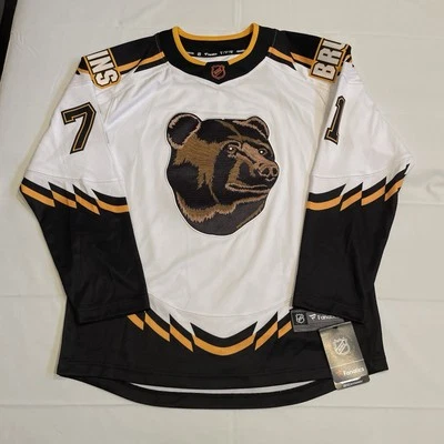 Fanatics Taylor Hall Boston Bruins Reverse Retro 2.0 Pooh Bear Jersey White S - Image 1 of 4
