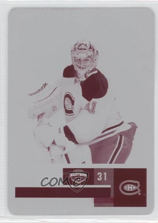 2011-12 Panini Playoff Contenders Cup Printing Plate Magenta 1/1 Carey Price 0c3 - Image 1 of 3