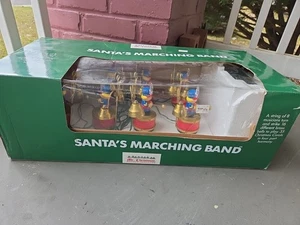 Vintage Mr. Christmas Santa's Marching Band Musical Bells 35 Carols 1991  - Bild 1 von 6