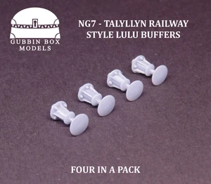 NG7 TR Lulu Style Coach Buffers - 0-16.5 Gauge Talyllyn Railway - Picture 1 of 1