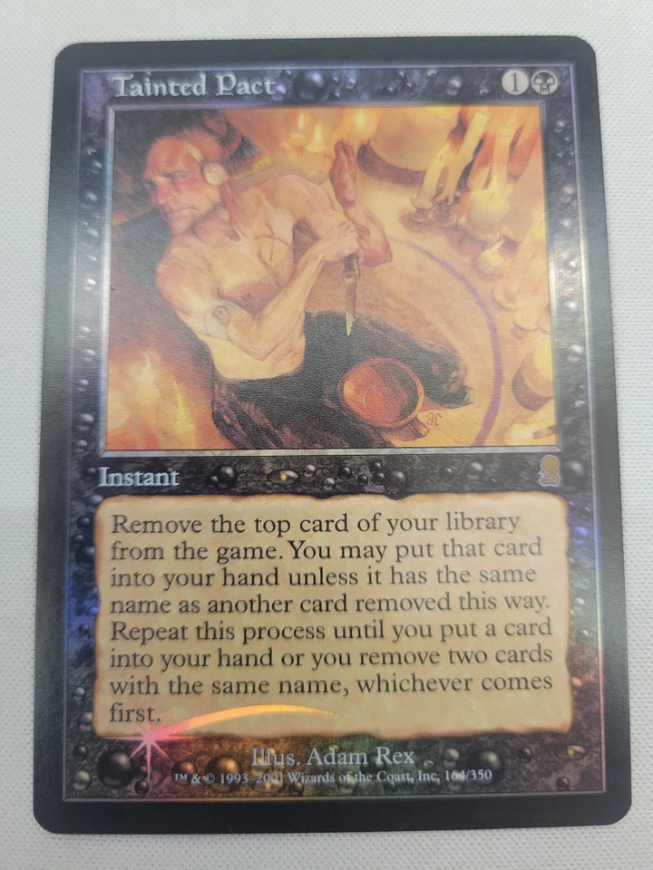 Tainted Pact Odyssey Foil LP+/NM- Mtg Gold Silver Age Magic the Gathering 2001 - Image 1 of 4