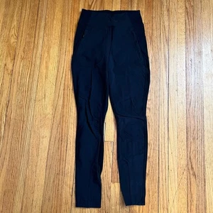 Athleta Pants Womens 2 Petite Highline Hybrid Ankle Tight Black 591441 - Picture 1 of 10