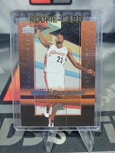 2003-04 Upper Deck Rookie Exclusives - Star Rookie LeBron James #1 (RC) - Foto 1 di 2