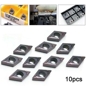 Practical Industrial Carbide Inserts Set 10PCS Replacement Tool Holder - Picture 1 of 11