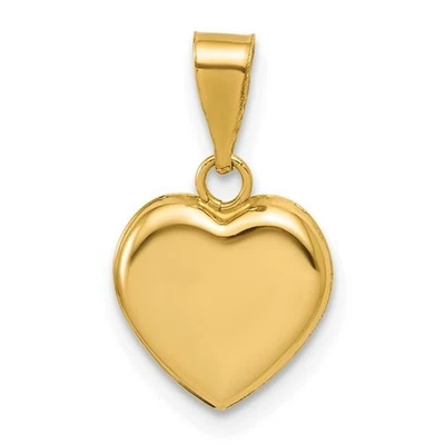 14K Gold Filled 10mm Tiny Heart Pendant Charm - Image 1 of 4