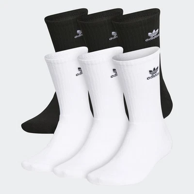 adidas men Trefoil Crew Socks 6 Pairs - Image 1 of 4