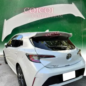 Painted #040 White B type trunk spoiler for Toyota 19~24 Corolla hatchback ◎ - Foto 1 di 7
