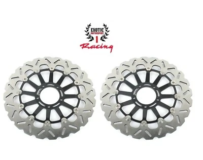 2  Ducati Front Brake Disc Rotors Set for  1098 S 1198 1199 1299 V4 V2 PANIGALE - Image 1 of 4