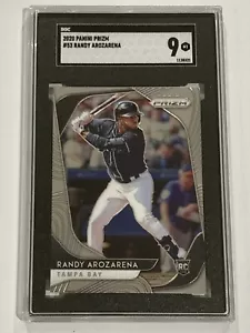 2020 Panini Prizm #53 Randy Arozarena RC Rookie SGC 9 Mint - Picture 1 of 2