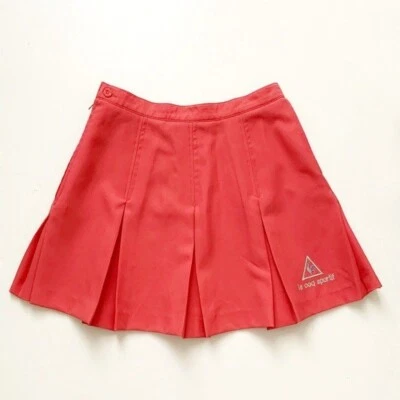 Винтажная 89-х Le Coq Sportif коралл теннис черлидер юбка новый никогда не носил - Изображение 1 из 4
