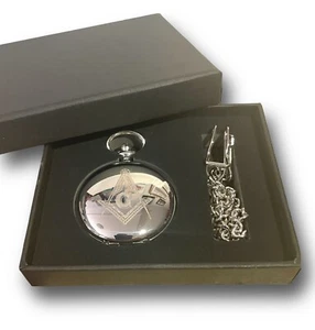 Freemasons Freemasonry Masonic Silver Masons Of London Full Hunter Pocket Watch