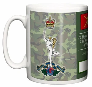 British Army 10 Signal Regiment The Royal Corps of Signals Badge TRF Tea Mug - Picture 1 of 4