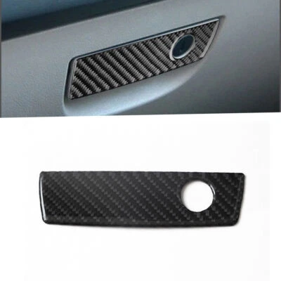 Capa quadro alça caixa de armazenamento co-piloto fibra de carbono para Chrysler 300 2005-2007  - Imagem 1 de 4