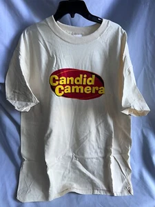 Fruit of the Loom Lofteez Candid Camera Ivory Short Sleeve Shirt Size XLarge - Picture 1 of 3