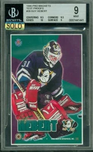 1995 PRO MAG # 38 GUY HEBERT TEST PROOF BGS 9 MAC SOLO FINEST 1 OF 28 MADE * - Picture 1 of 2