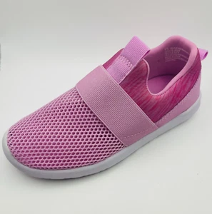 Zapatos sin cordones para agua de malla rosa para niñas de verano ligeros transpirables Tenis Nuevos - Imagen 1 de 4