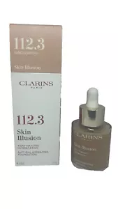 Clarins Skin Illusion 112.3 Sandalwood Natural Hydrating Foundation 1 Oz - Picture 1 of 3