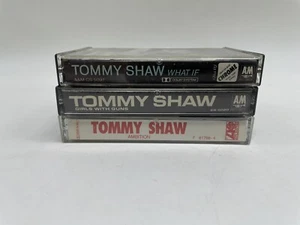 Tommy Shaw Cassette Tape Lot (What If, Ambition, Girls With Gun) - Picture 1 of 12