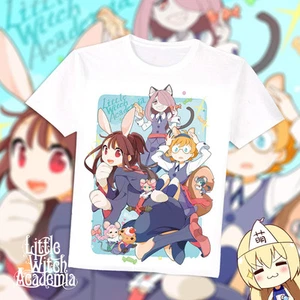 Hot Anime Little Witch Academia T-shirt Short Sleeve Unisex Tee XS-4XL Gift Cute - Picture 1 of 1