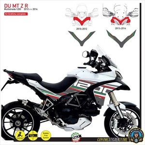 Grafiche adesive complete compatibili moto DUCATI Multistrada 1200 2010 2014 ZR - Picture 1 of 1