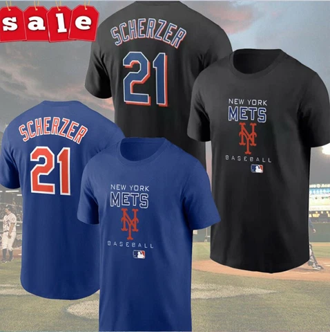Max Scherzer New York Mets Sport Name & Number T-Shirt S-5XL Gift For Unisex Cover