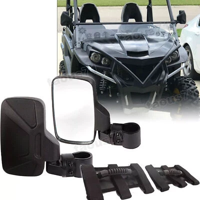 Fit John Deere Gator RSX XUV 4X4 Side Roll Cage Rear View Mirror Kit+Handle Grab - Image 1 of 3