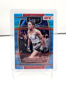 2022 PANINI SELECT UFC JULIANNA PENA CONCOURSE #87 SP Blue Prizm /199