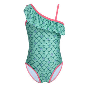 Girl Tankini Mermaid Swimsuit Kids Halter Swimwear Bathing Suit Dress Beachwear