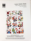 Christmas Kooler Design Studio Cross Stitch Pattern Booklet Jolly Santa Ornament