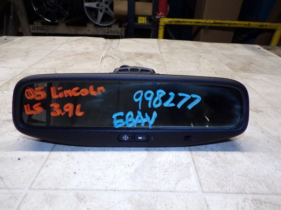 03-06 2003-2006 LINCOLN LS CONJUNTO ESPEJO RETROVISOR INTERIOR ID-3W4A-17E678-C Foto 1 de 4