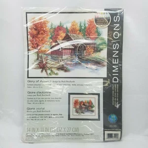 Dimensions Counted Cross Stitch Kit GLORY OF AUTUMN - 14 Count,14” X 11”, NIP - Picture 1 of 4