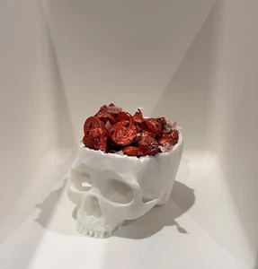 Table top skull shaped top planter/ candy bowl, 3D printed - Picture 1 of 4