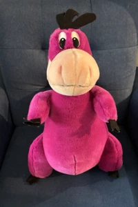 Flintstones DINO 16" Purple Dinosaur Plush Stuffed Animal Toy Vintage 1996 EVTC - Picture 1 of 18
