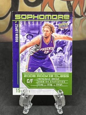 2009-10 Upper Deck Robin Lopez #SS-RL Sophomore Sensations Phoenix Suns - Image 1 of 3