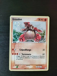 Pokemon - Groudon Holo - 102/101 EX Leggende Nascoste - Fuoriserie Rara Segreta - Foto 1 di 2