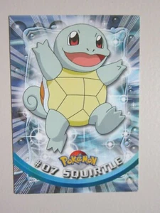 SQUIRTLE # 07 TOPPS TV ANIMACIÓN EDICIÓN POKEMON TARJETA DE COLECCIONISTA CASI NUEVA - LOGOTIPO ROJO - Imagen 1 de 3