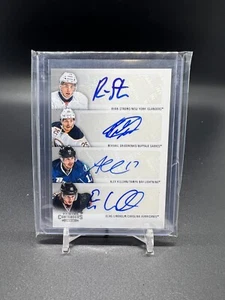 2013 Panini Contenders 4 Auto #C4RK5 Ryan Strome/Alex Killorn/Elias Lindholm - Picture 1 of 2