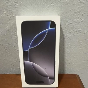 Apple iPhone 16 Pro Max Noir Titane 256 Go - Boîte vide UNIQUEMENT A3084 - Photo 1 sur 2