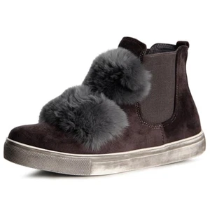 Damen Stiefeletten Chelsea Boots Booties Sneaker Turnschuhe Grau 37 - Imagen 1 de 3