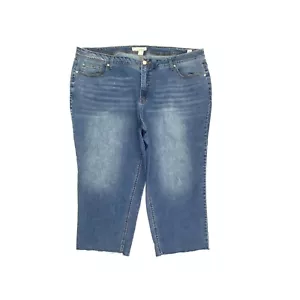 Cato Wide Leg Women's size 22W Medium Wash Blue Denim Jeans - Picture 1 of 4
