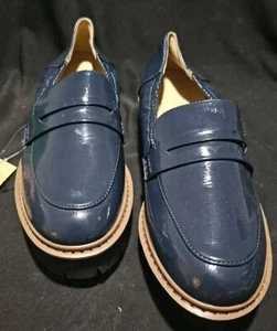 HEEZ Women Comfort Penny Loafers Platform Chunky Heel Casual Elegant Dress Shoes - Picture 1 of 6