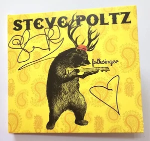 STEVE POLTZ Folksinger (Autographed CD, 2016) RARE album AU Seller FAST SHIPPING - Picture 1 of 5