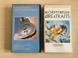 Dire Straits _ Alchemy Live / Brothers in Arms / The Videos _ Lotto 3 X VHS RARE - Picture 1 of 4