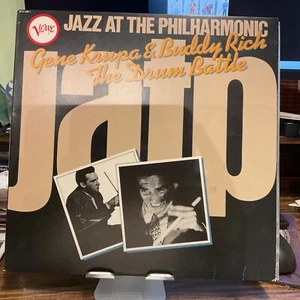 Gene Krupa & Buddy Rich The Drum Battle Verve Jazz At The Phil 1983 VERVE NM/VG+ - Picture 1 of 3