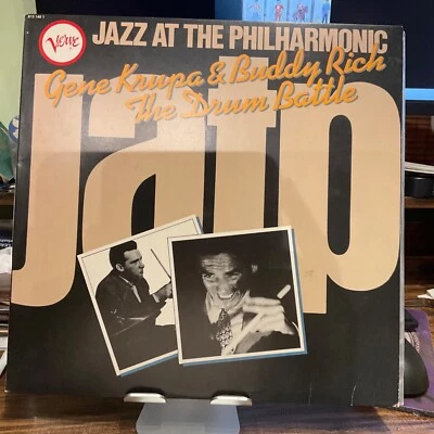 Gene Krupa & Buddy Rich The Drum Battle Verve Jazz At The Phil 1983 VERVE NM/VG+ Foto 1 de 3