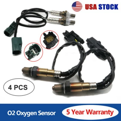 4 sensores de oxígeno O2 aguas arriba + aguas abajo para Nissan Máxima Murano Quest 3,5 L V6  Foto 1 de 4