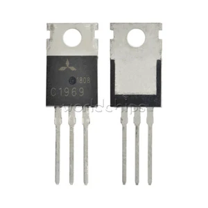 5PCS 2SC1969 C1969 TO-220 POWER TRANSISTOR EPITAX IC - Picture 1 of 6